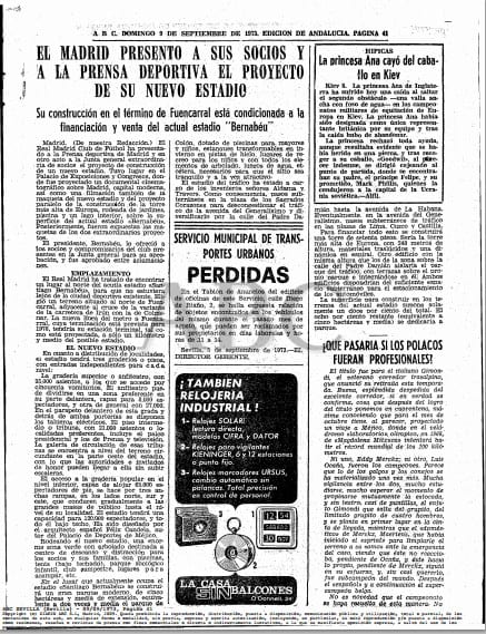 Presentacion proyecto a socios en Asamblea de 1.973