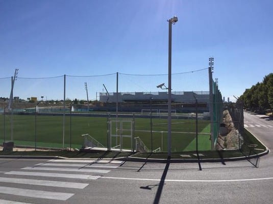 Pabellón y campos Valdebebas